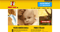Desktop Screenshot of dobryanjel.sk